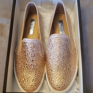 INC Rose Gold Slip on Loafers
